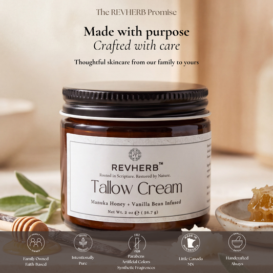 Tallow Cream - Vanilla & Manuka