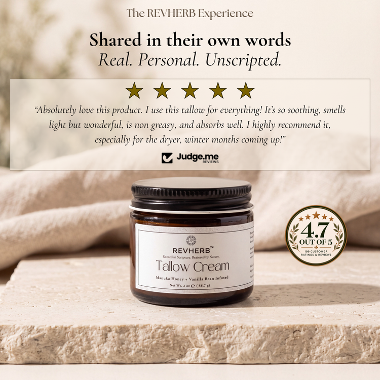 Tallow Cream - Vanilla & Manuka