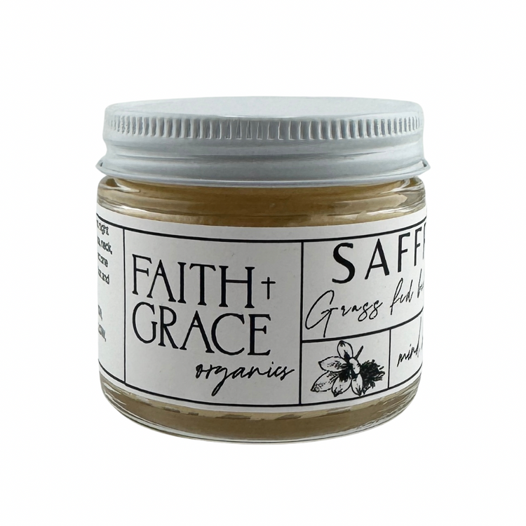 Saffron Infused Beef Tallow, Organic Ingredients
